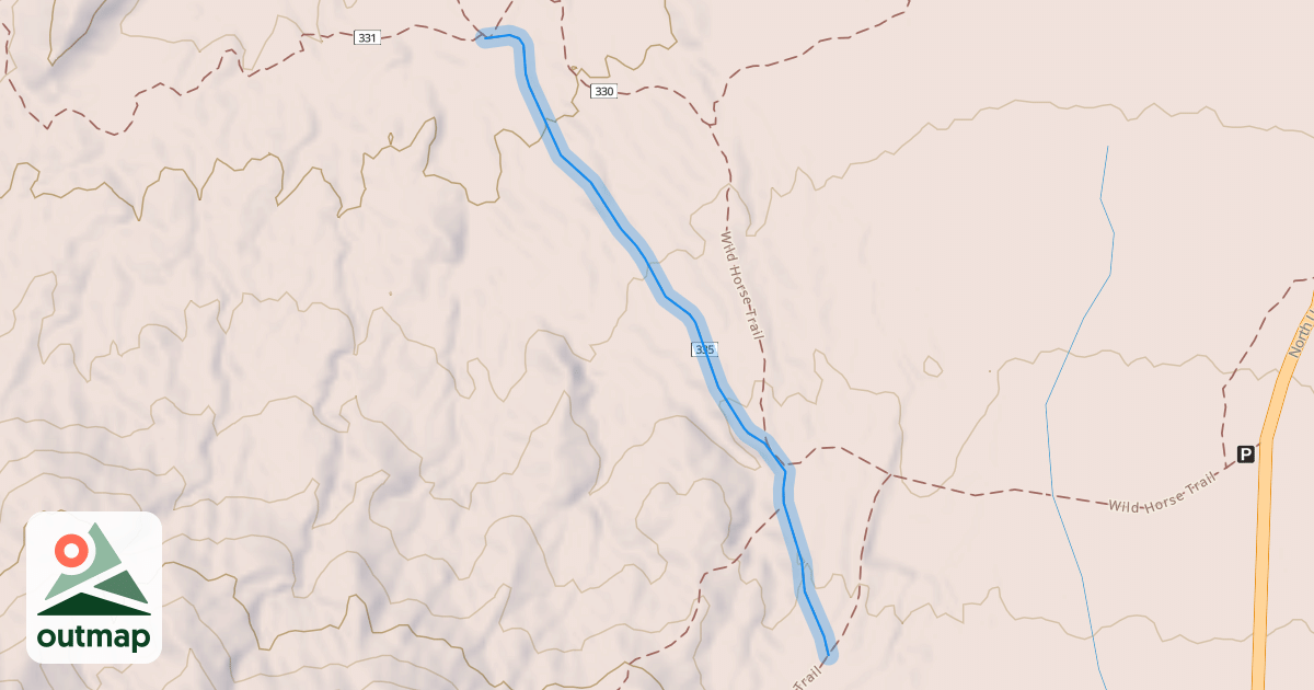 Map of Jumping Jack's Cut