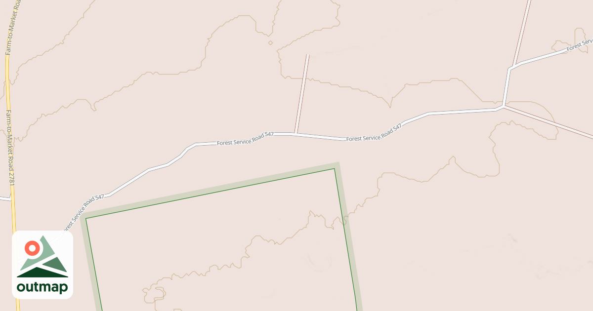 Map of FLATRIDGE