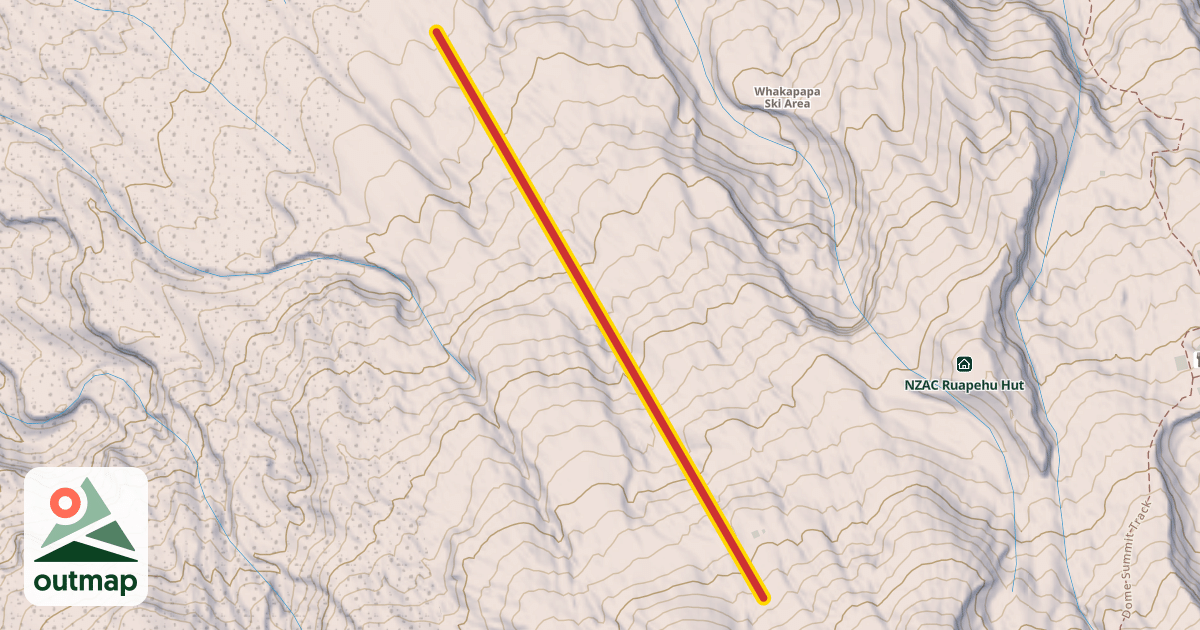 Map of West Ridge Chair