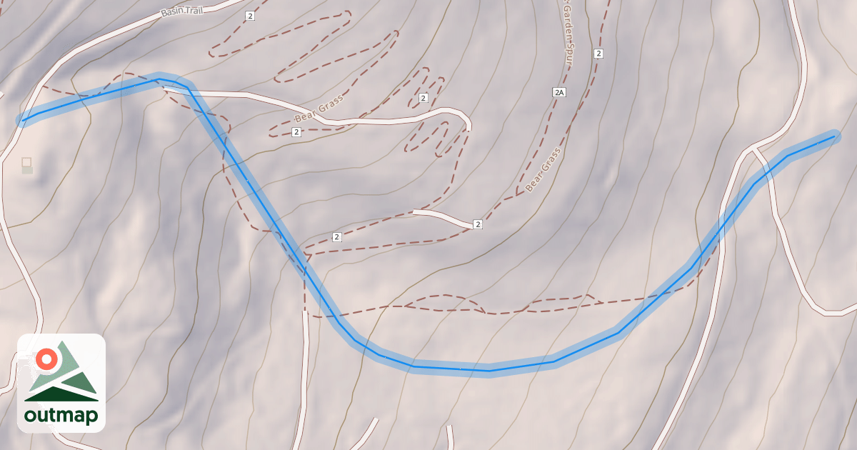 Map of Lower Sam's Alley