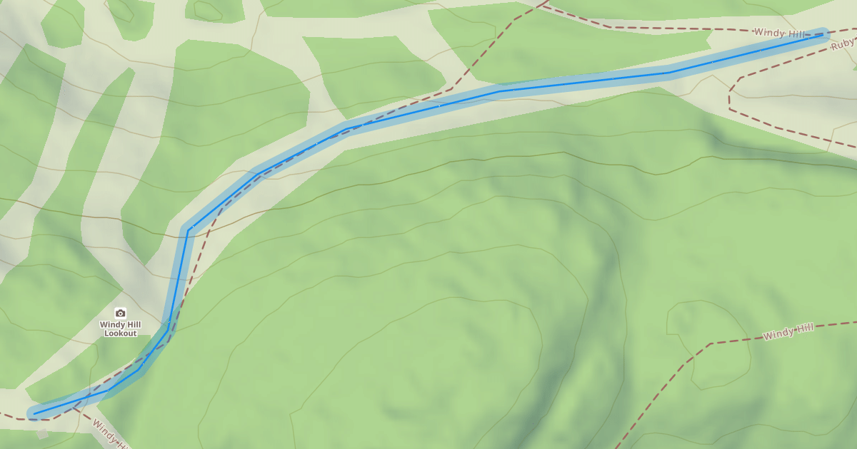 Map preview of Lower Cloud Traverse