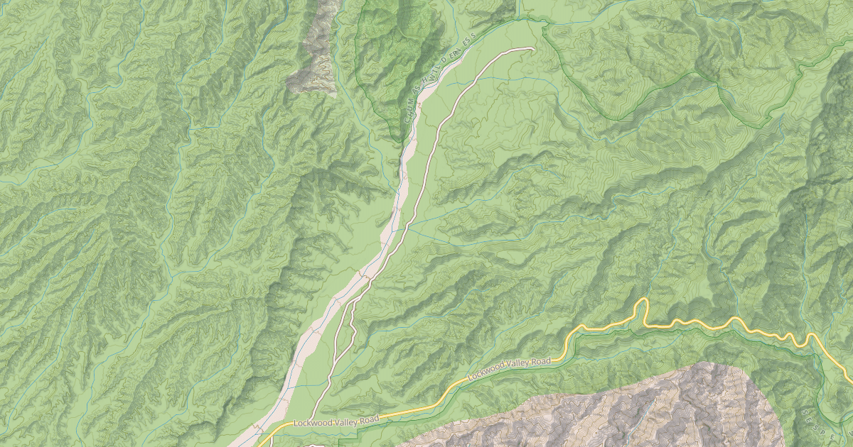 Map preview of EAST DRY CYN. OHV