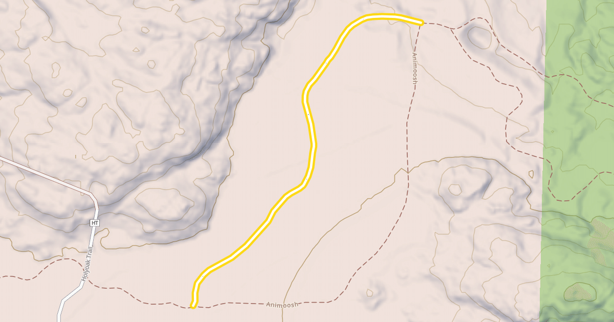 Map preview of Noquemanon Trail