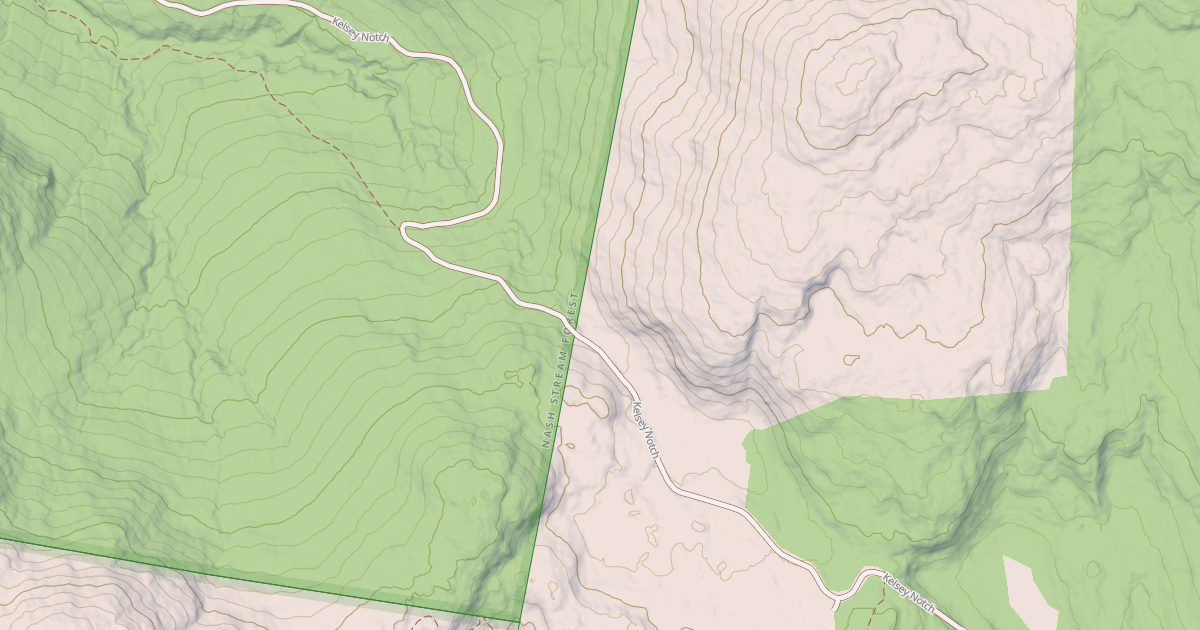 Map preview of Kelsey Notch