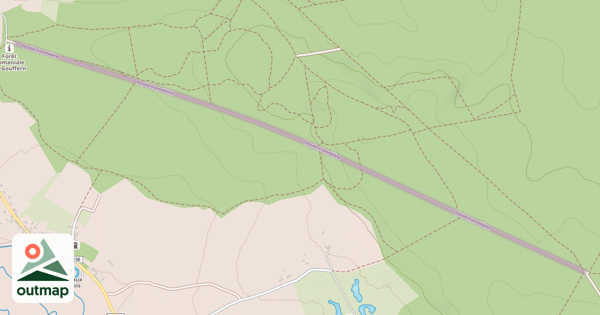 Map of Route Forestière