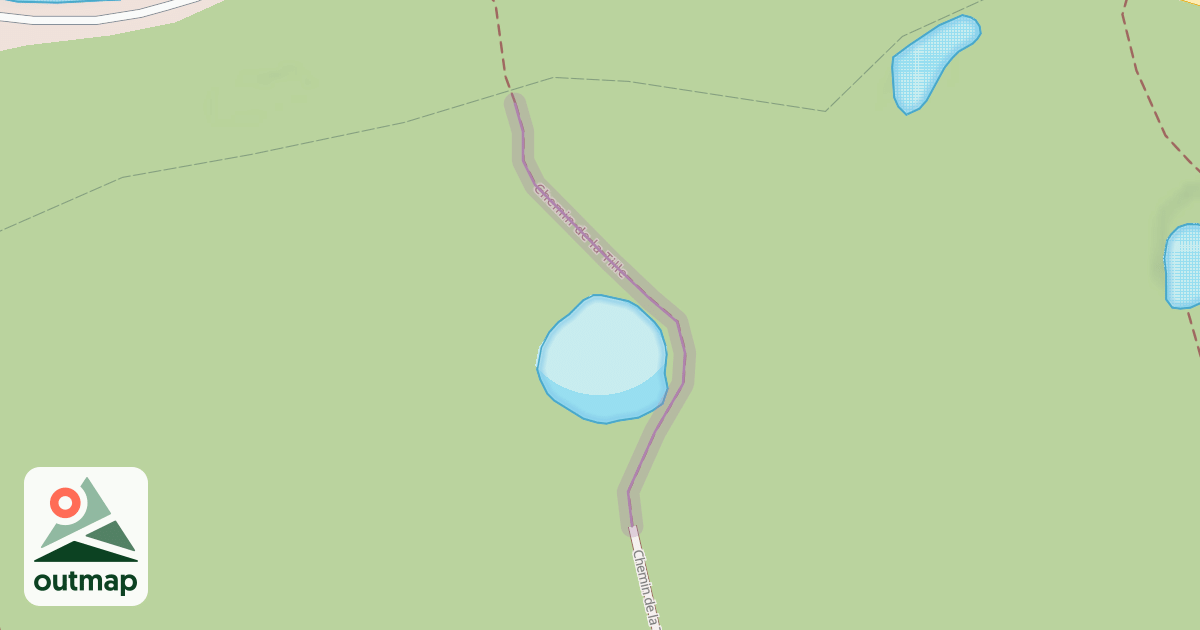 Map of Chemin de la Tille
