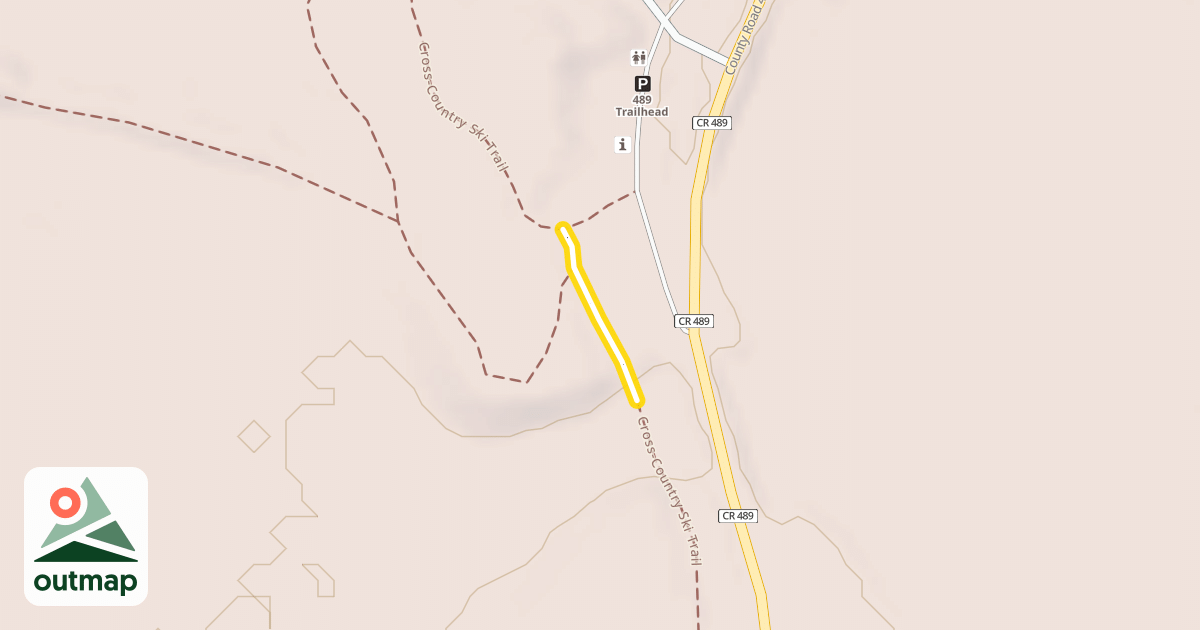 Map of Cross-Country Ski Trail