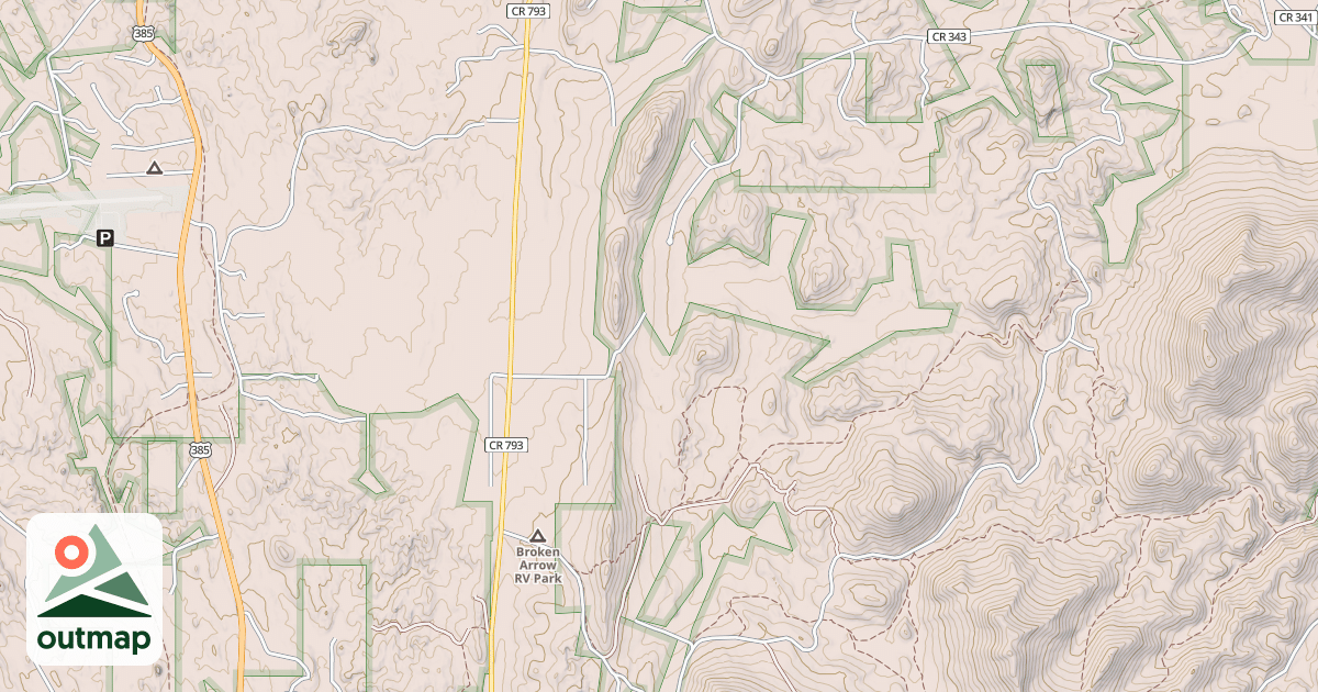 Map of HAZELRODT CUTOFF BR 1A
