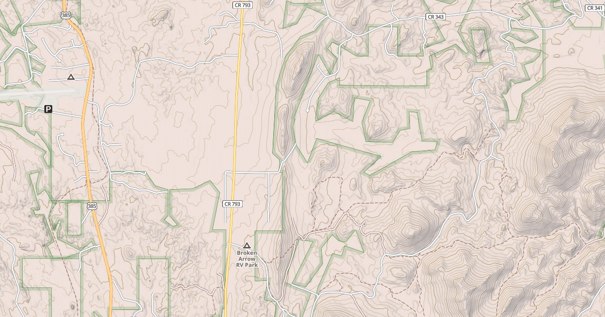 Map preview of HAZELRODT CUTOFF BR 1A