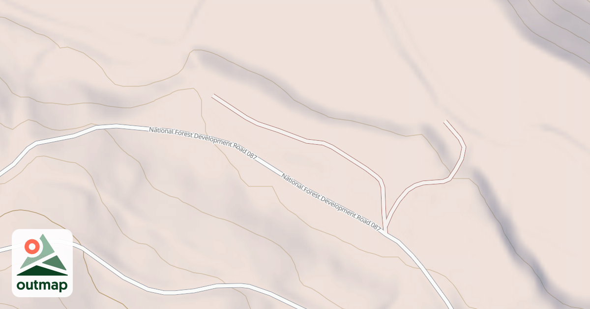 Map of BOX CANYON DISPERSED CAMPING