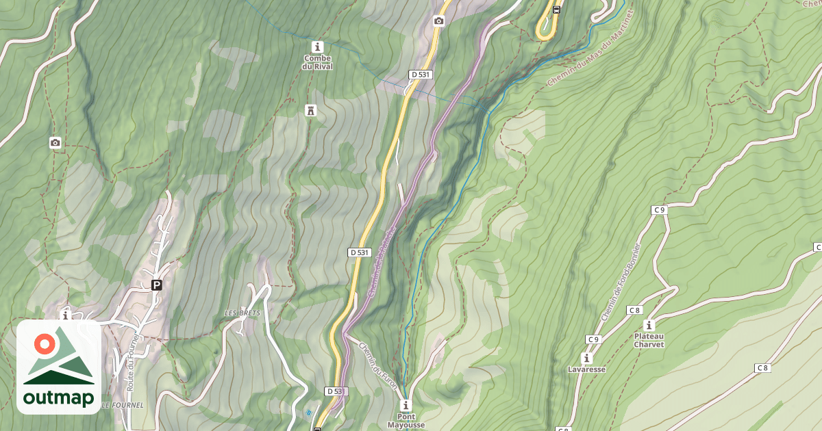 Map of Chemin de la Patache