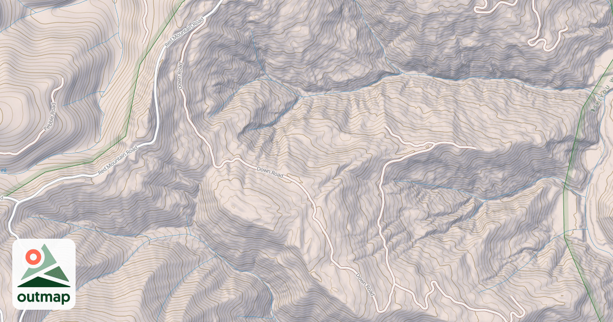 Map of DOWN