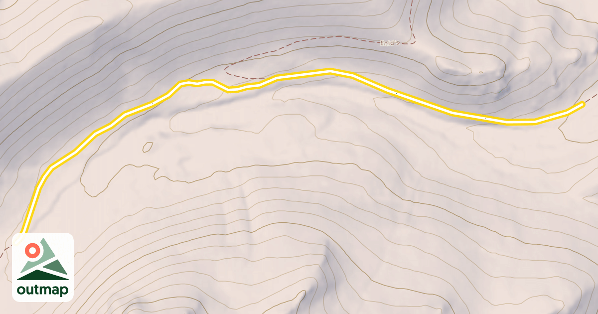 Map of Titus Creek Loop