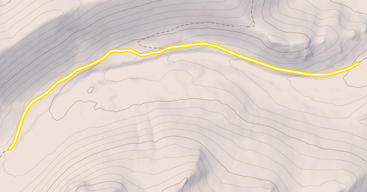Map preview of Titus Creek Loop