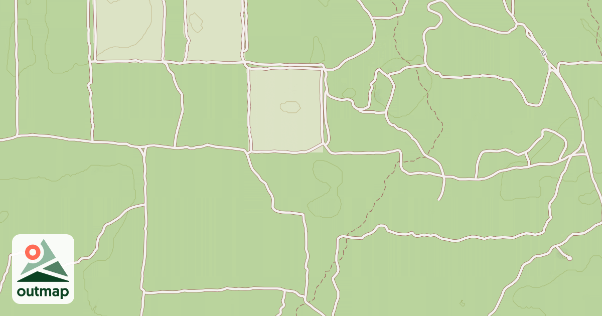 Map of USFS Motor Vehicle Use Map Roads {A90E7C8C-4A5C-4968-BBE1-630AF81E5927}
