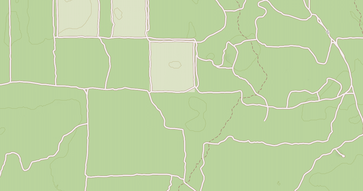 Map preview of USFS Motor Vehicle Use Map Roads {A90E7C8C-4A5C-4968-BBE1-630AF81E5927}