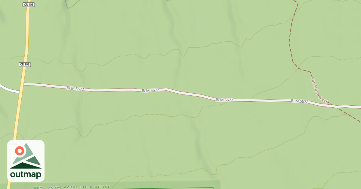 Map of BLM National GTLF Public Motorized Roads 848825e5-d984-44c4-8763-b913aaa500da