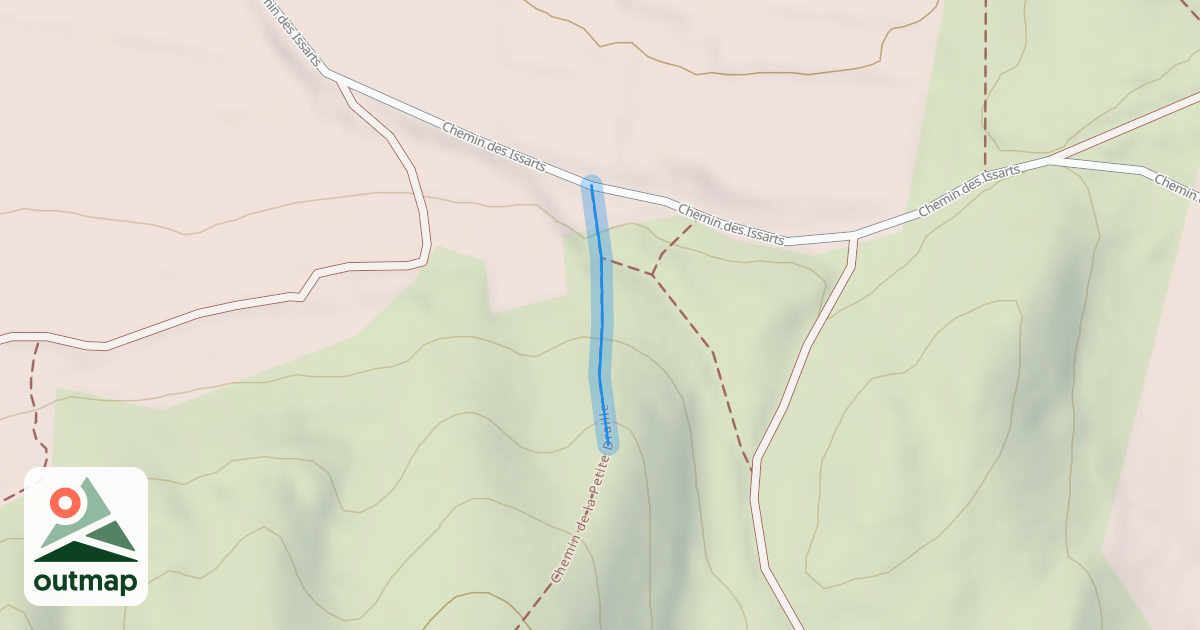 Map of Chemin de la Petite Draille