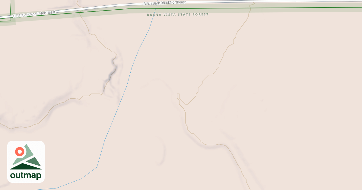 Map of BIRCH BARK ROAD SPUR C