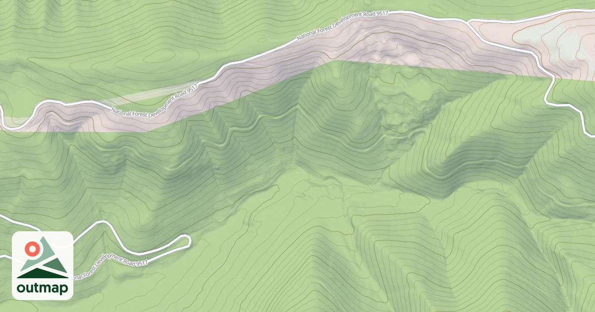 Map of TOWER BASIN