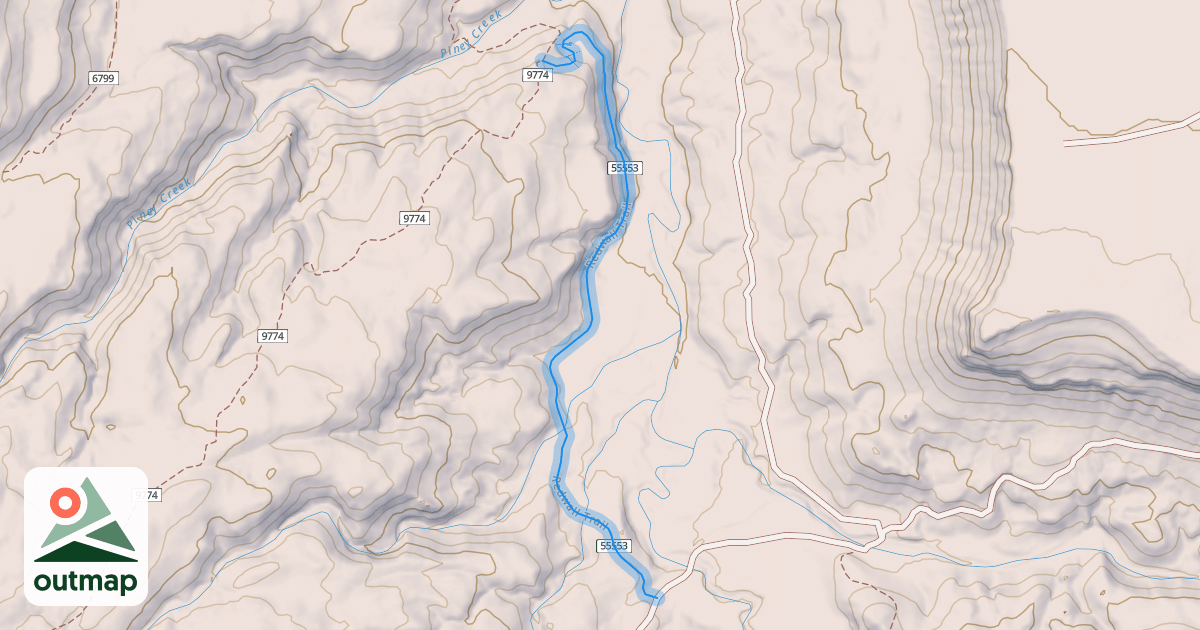 Map of Redwall Trail