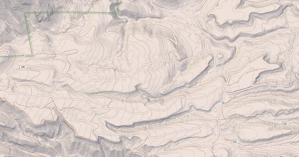 Map preview of USFS National Forest System Roads {B7286F3D-2837-4BED-91FF-F00AEDD1011A}