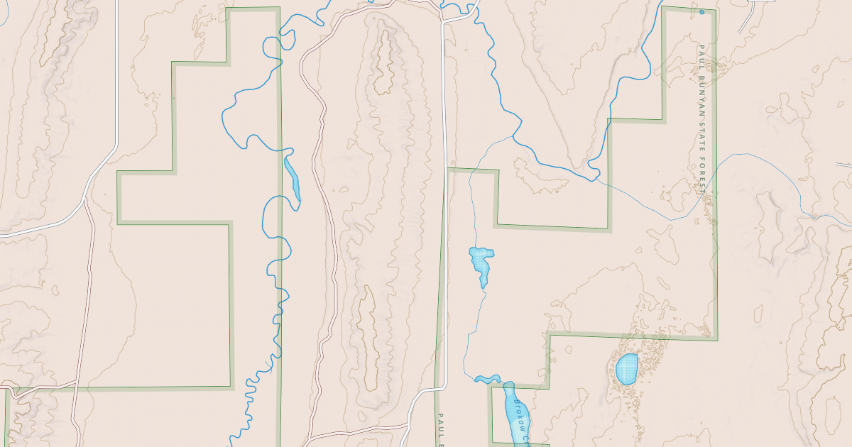 Map preview of Schoolcraft Trail