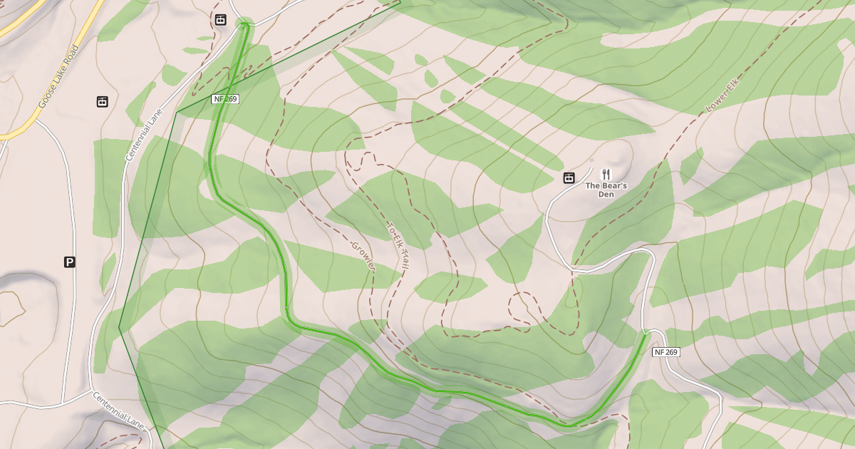 Map preview of South Lodge Lane