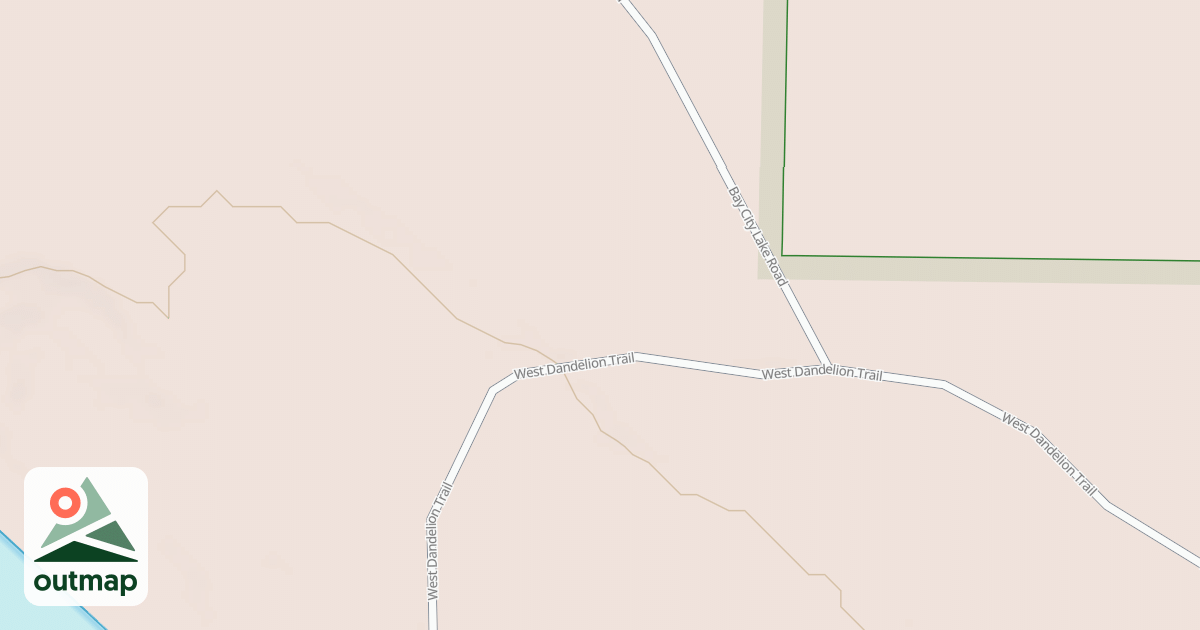 Map of Bay City Lake Trail