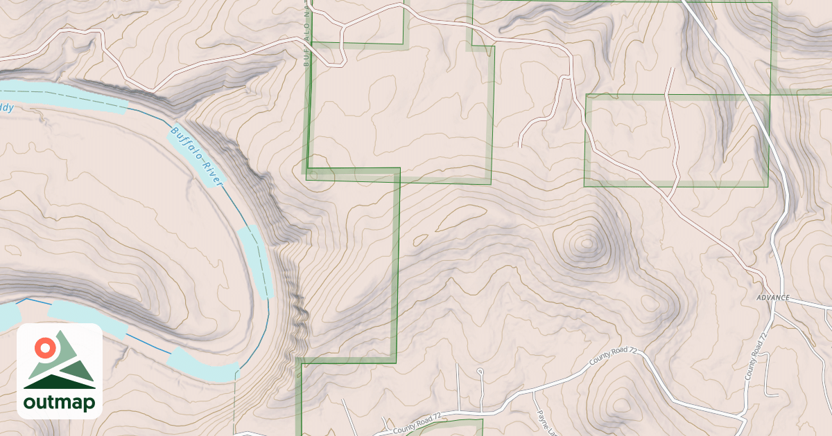 Map of PERRY KNOB