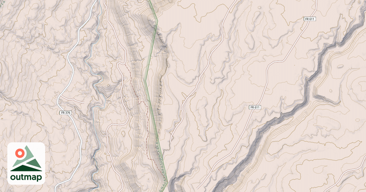 Map of USFS Motor Vehicle Use Map Roads {A58DF057-1E99-4A80-963C-DDE54C812A3B}
