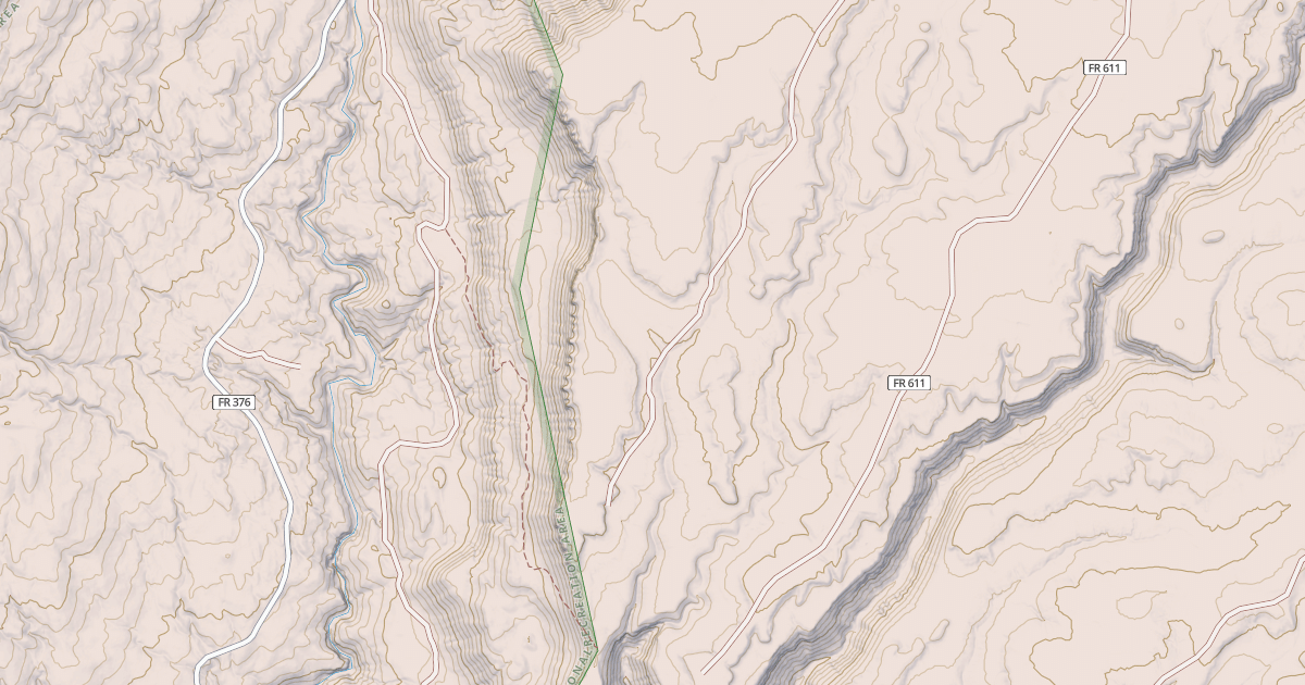 Map preview of USFS Motor Vehicle Use Map Roads {A58DF057-1E99-4A80-963C-DDE54C812A3B}