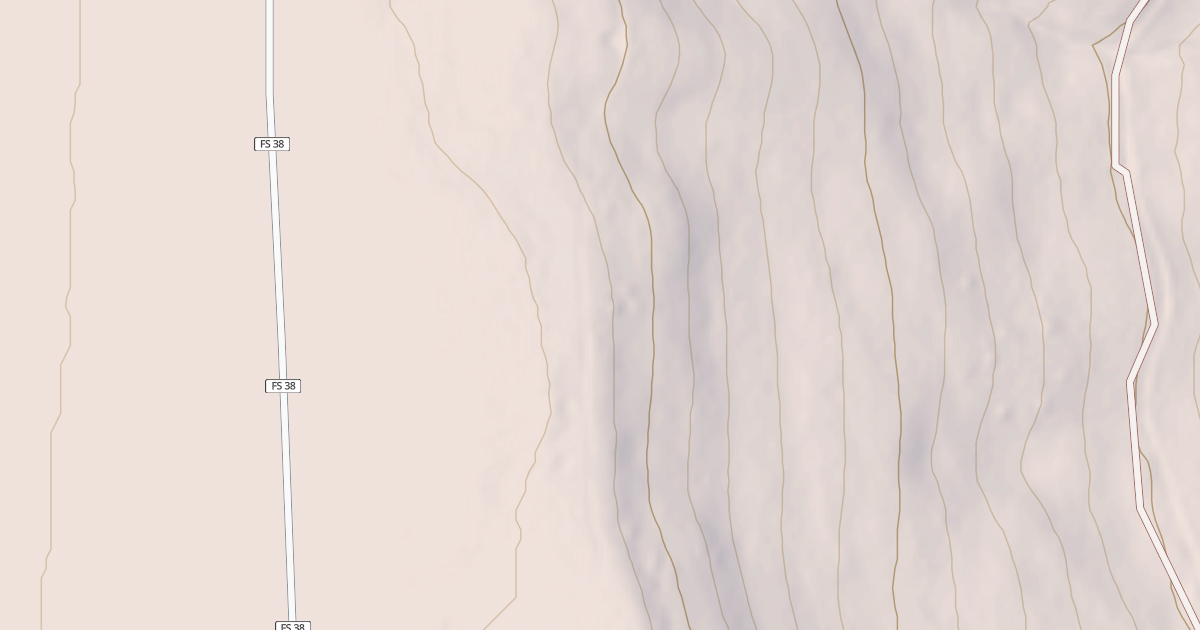 Map preview of USFS National Forest System Roads {9CBEA375-4325-4972-B80C-B57A53ABD826}