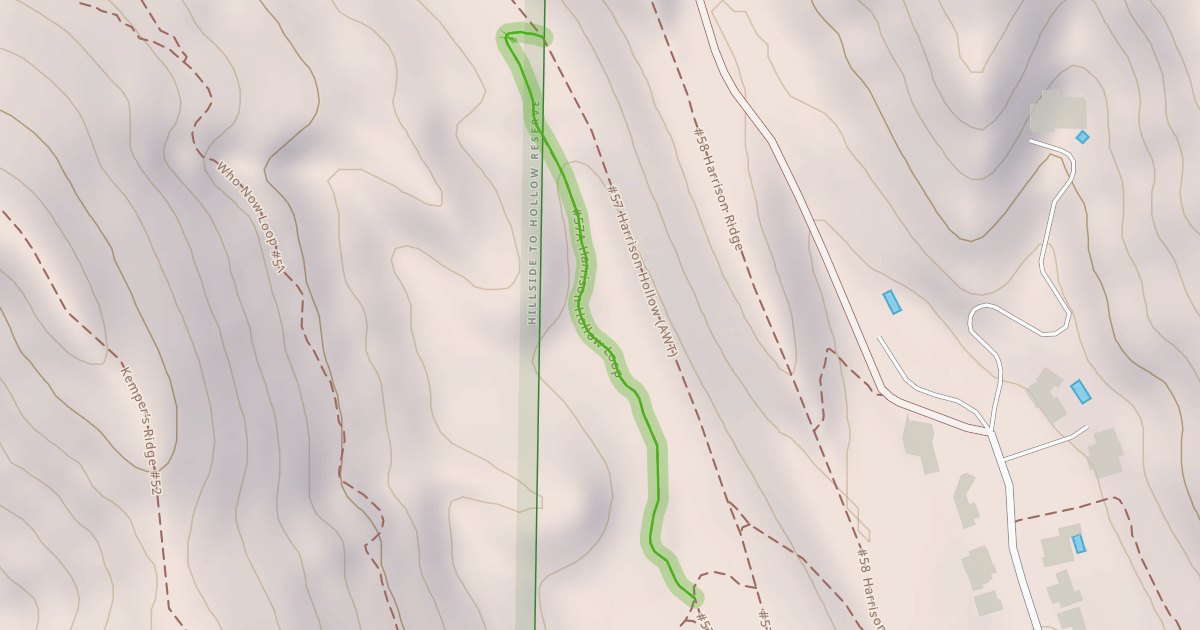 Map preview of Harrison Hollow Trail