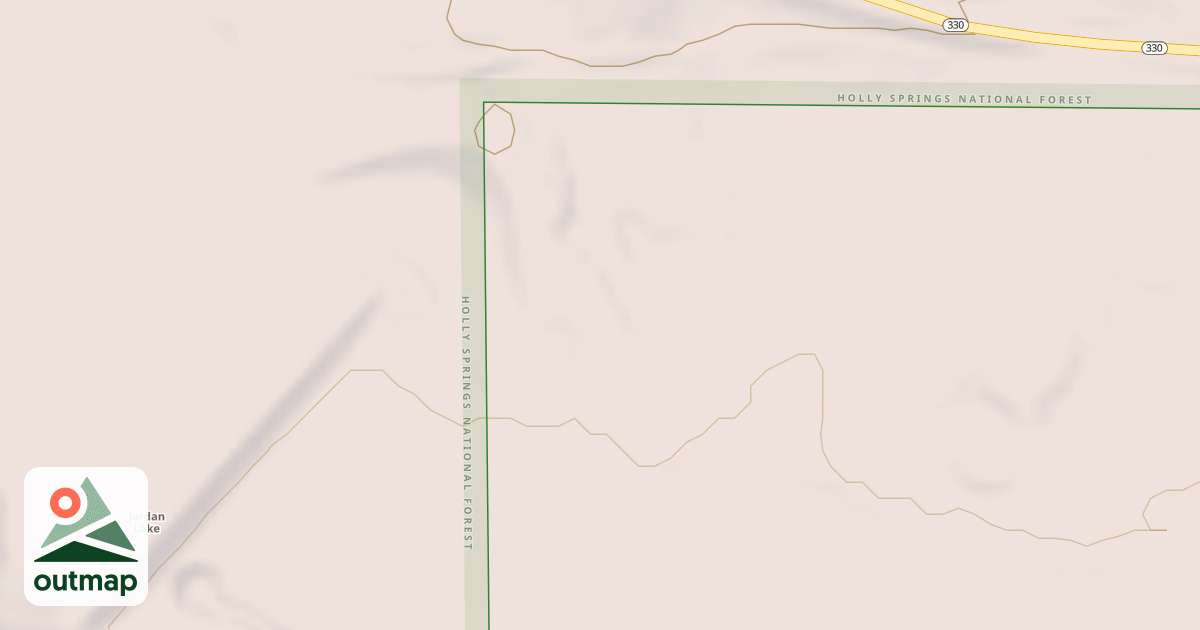 Map of JORDAN LAKE ROAD