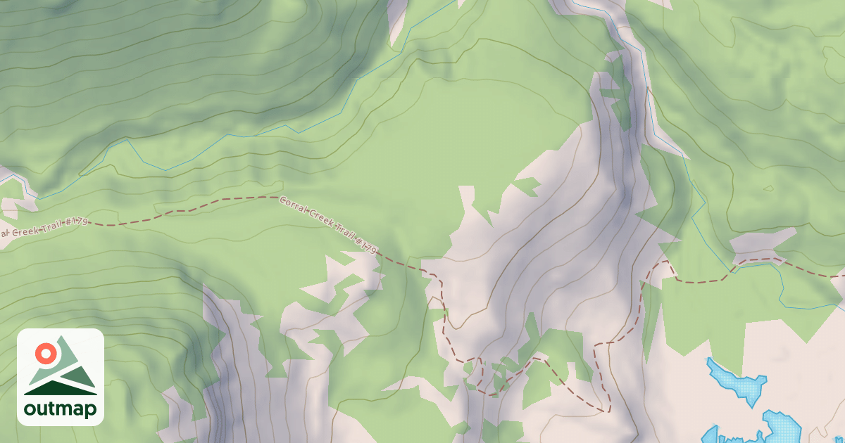 Map of Corral Creek