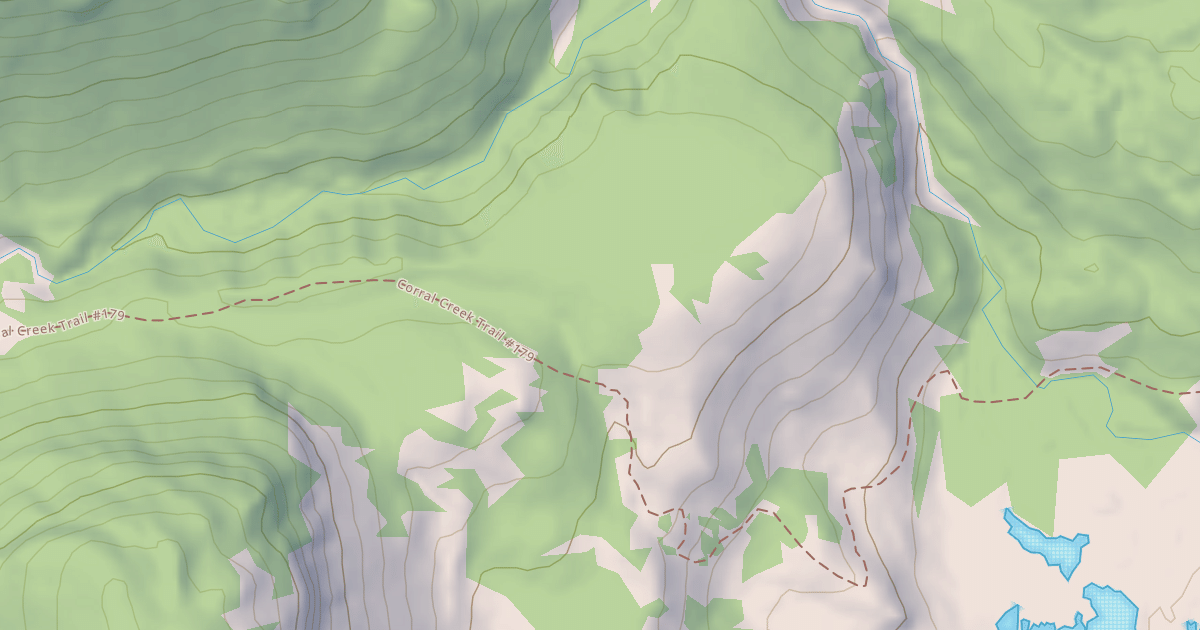 Map preview of Corral Creek