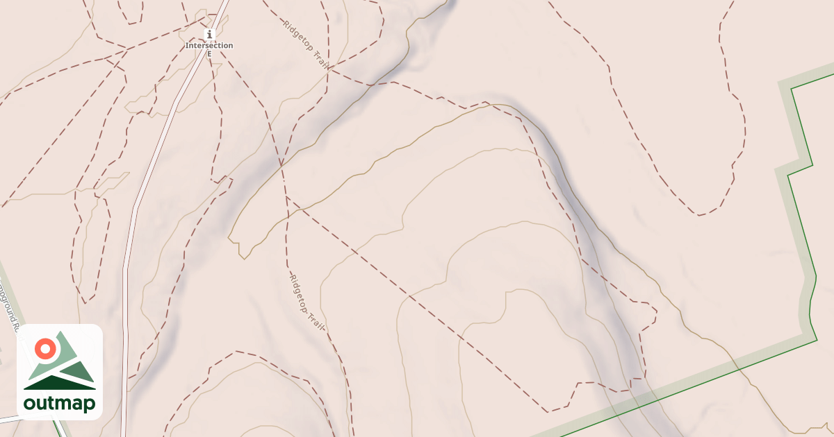 Map of Yellow Creek State Park Trails