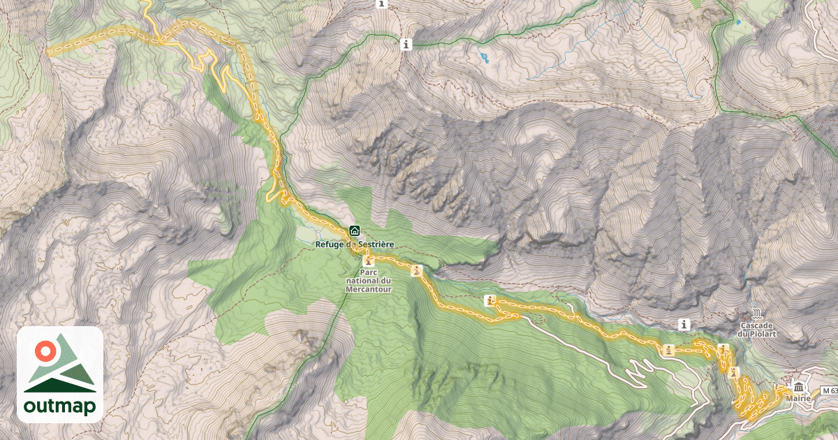 Map of Col de l'Escuzier — NUSaint-Dalmas-le-Selvage