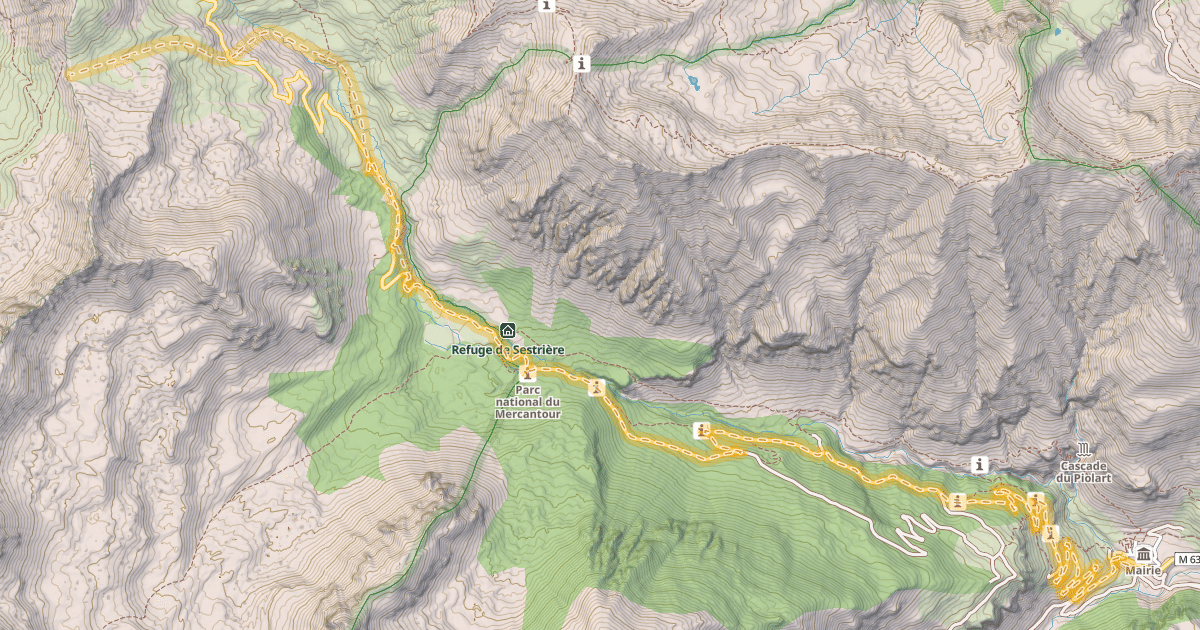 Map preview of Col de l'Escuzier — NUSaint-Dalmas-le-Selvage