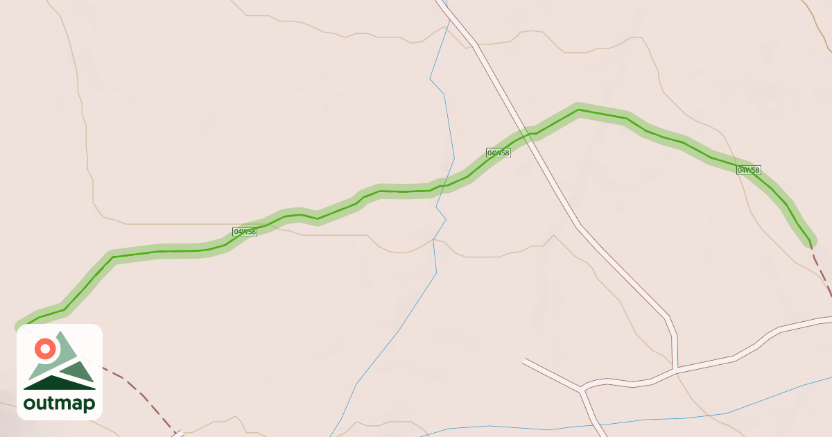 Map of Huckleberry Loop (North)