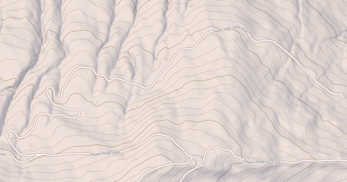 Map preview of THREE CEDAR CAMP