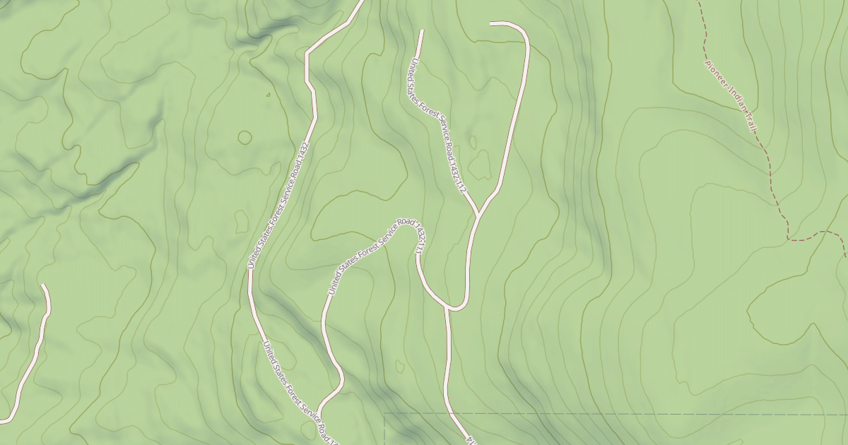 Map preview of USFS National Forest System Roads {E7E18430-9505-4717-AFA2-30DBC8CBC717}
