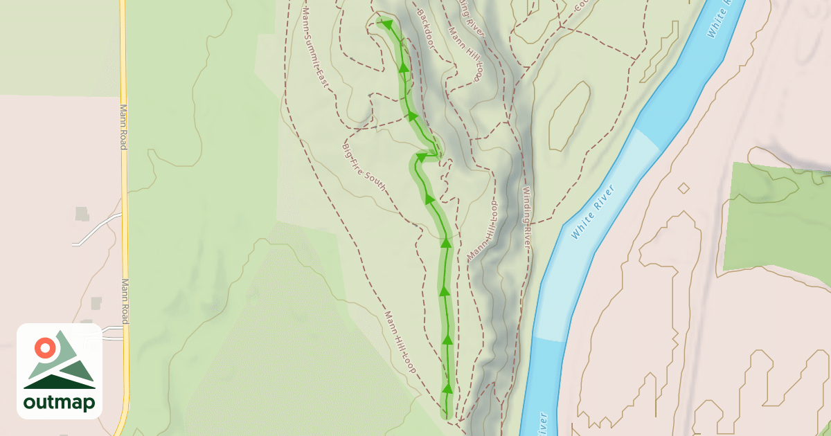 Map of Mann Summit South