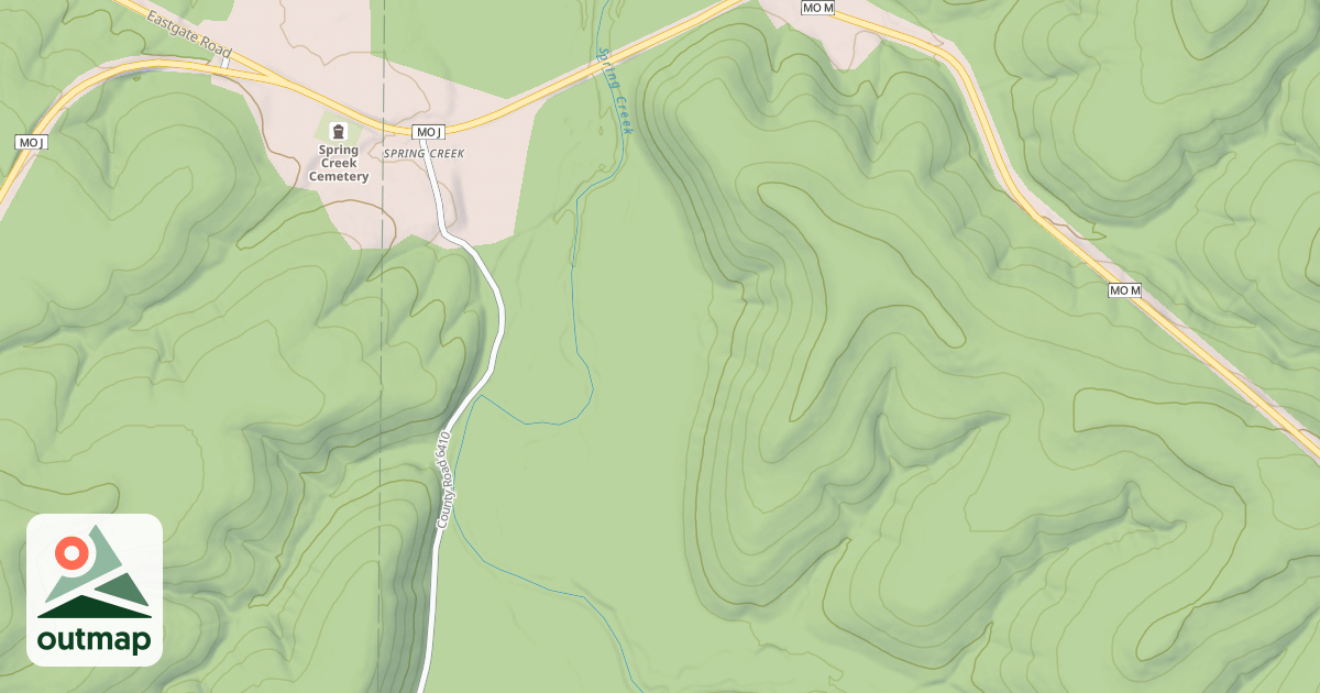Map of SPRING CREEK