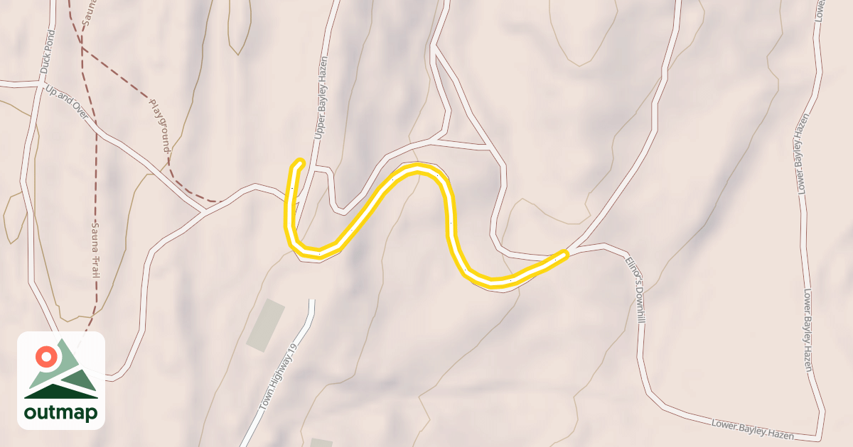 Map of Elinor's Downhill