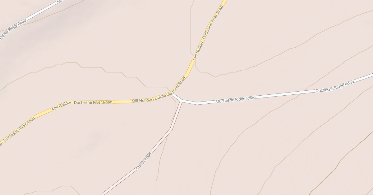 Map preview of DUCHESNE RIDGE