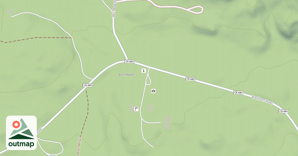 Map of BUCKHORN W C