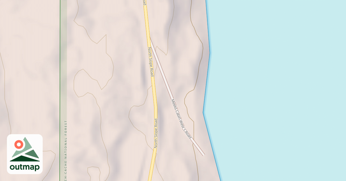 Map of MEEKS CABIN WEST 1