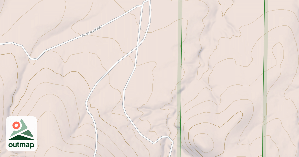 Map of USFS Motor Vehicle Use Map Roads {1010C703-4F76-4A35-B2D2-58FE2B57C613}